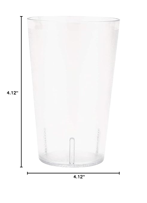 GET 32 oz Clear Plastic Tumbler