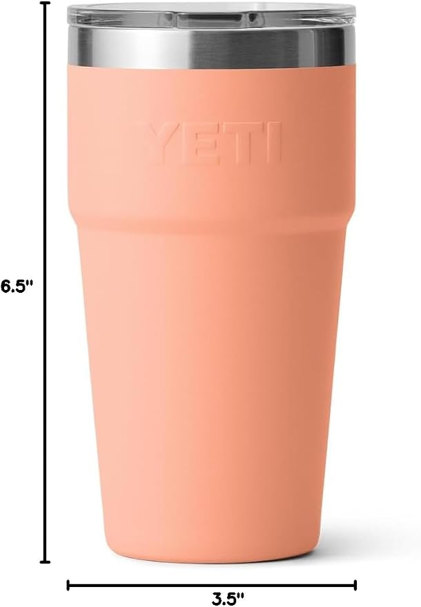 YETI Rambler 20 oz Stackable Tumbler, Stainless Steel, Vacuum Insulated