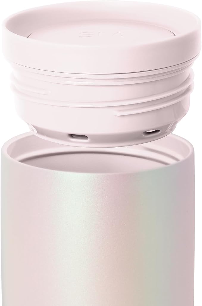 Simple Modern Insulated Travel Coffee Mug 360° Lid | 16oz | Pearlescent |
