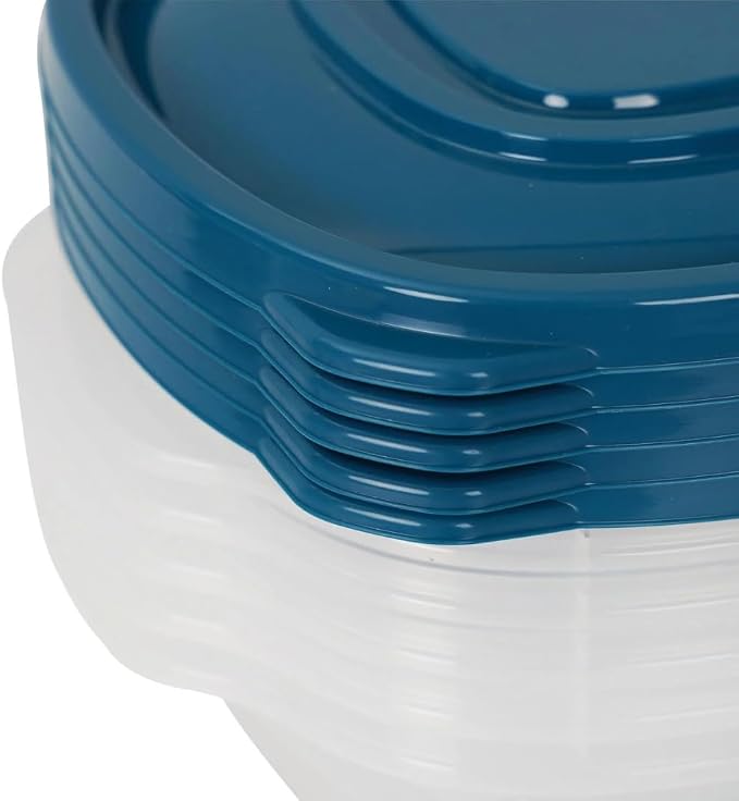 Square Plastic Food Storage Containers