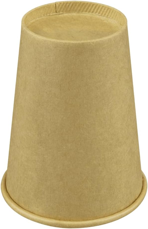 Karat 8 oz Coffee Cups, Kraft Disposable Paper Hot Cups, 1000ct | C-K508K