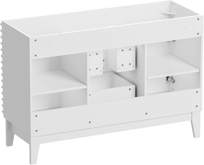 48" Bathroom Vanity, Mid-Century Freestanding Bathroom Vanity Cabinet