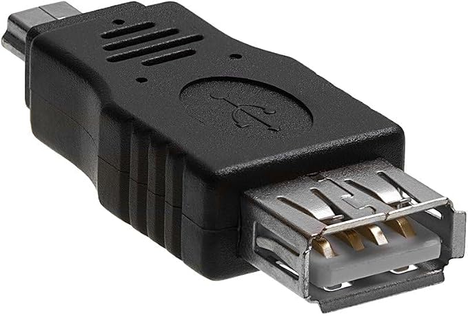 Cmple - [10 Pack Mini USB to USB Adapter Standard USB 2.0 A Female Jack to Mini