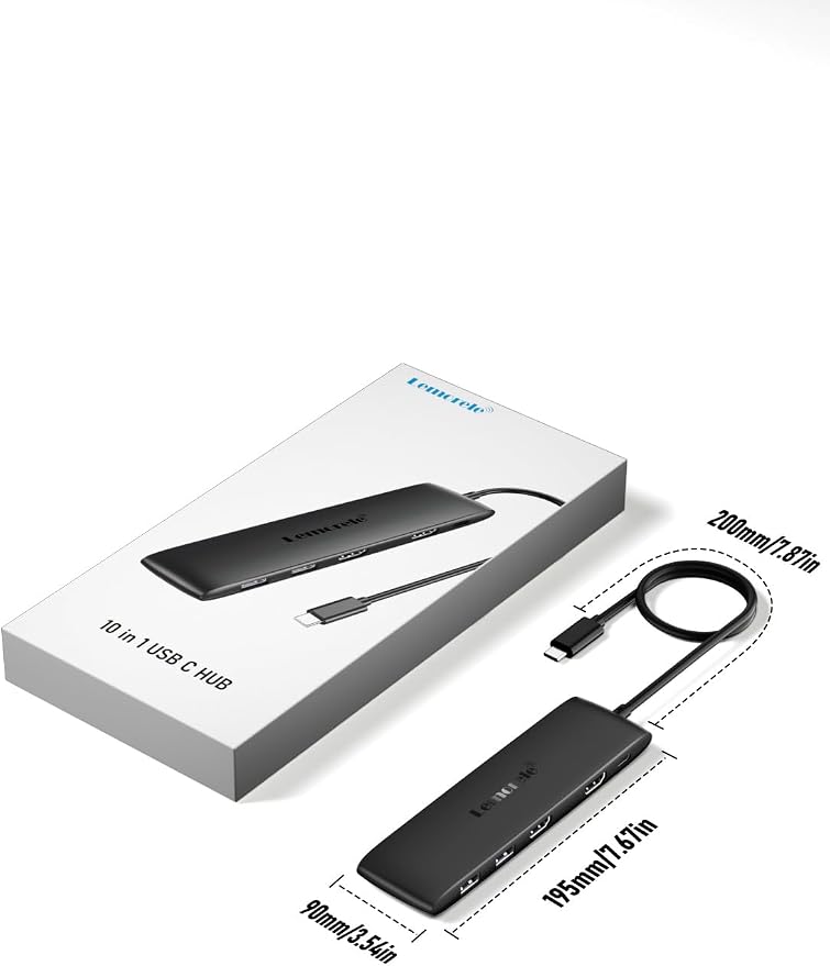 Lemorele 10 -in-1 USB C Docking Station