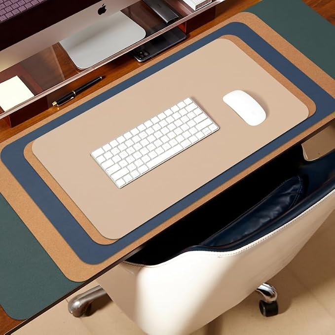 Cork Desk Mat - Dual-Sided Desk Pad