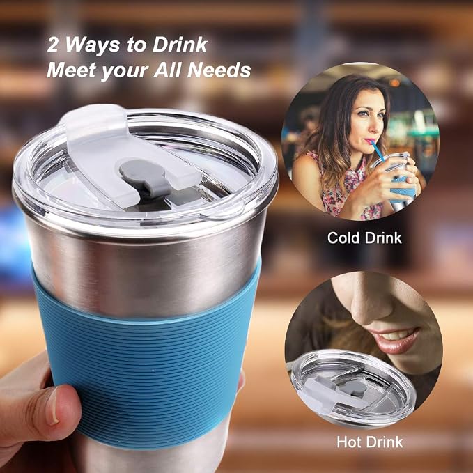 6 Pack Stainless Steel Tumblers & Water Glasses
