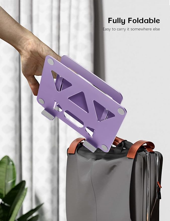 Adjustable Laptop Stand for Desk, Portable Laptop Stand Holder and Riser