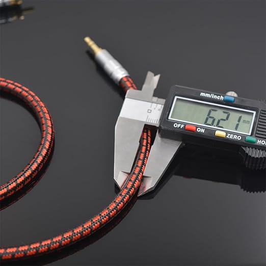 Audiophile High Purity Copper Aux Audio Cable 3.5mm Male to 3.5mm Male Audio