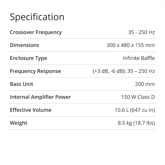 Q Acoustics 3060S Active Subwoofer