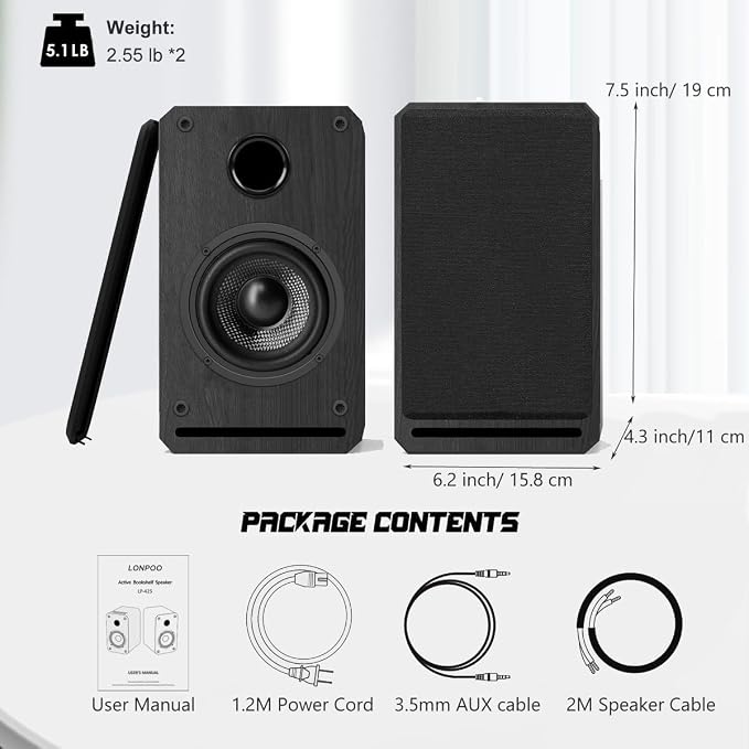 LONPOO Plug-N-Play Gaming Computer Speaker