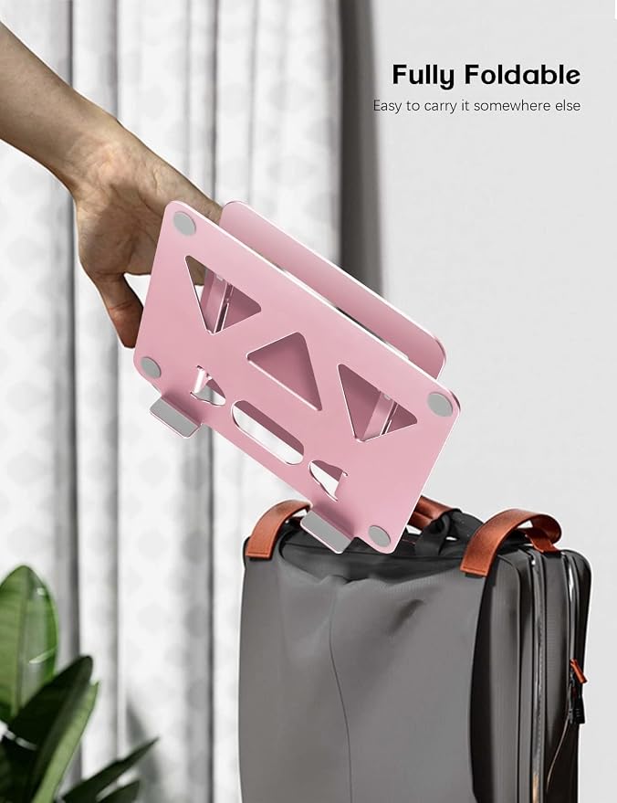 Laptop Stand Holder, Adjustable Desk Laptop Riser, Foldable Notebook Computer