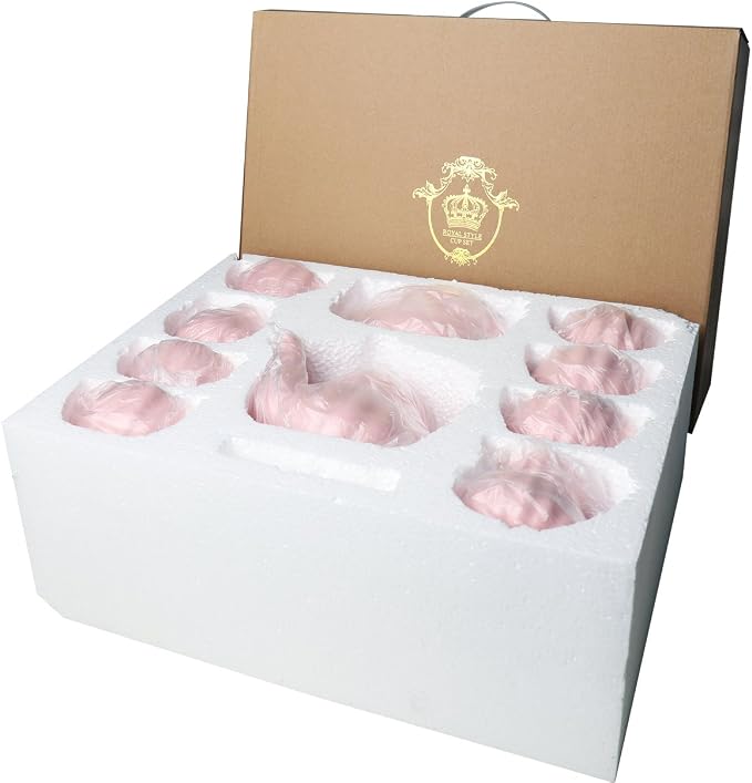 Porcelain Tea Sets British Royal Series, 8 OZ Cups& Saucer Service