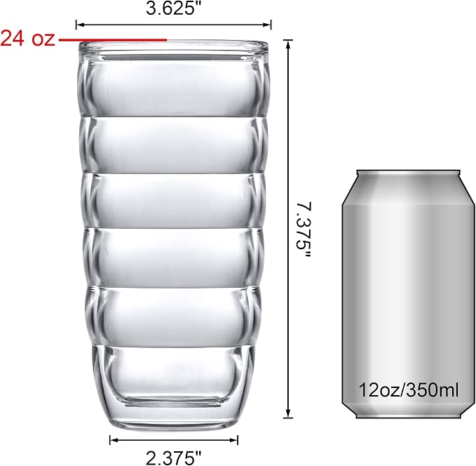 Amazing Abby - Arctic - 24-Ounce Insulated Plastic Tumblers, Double-Wall