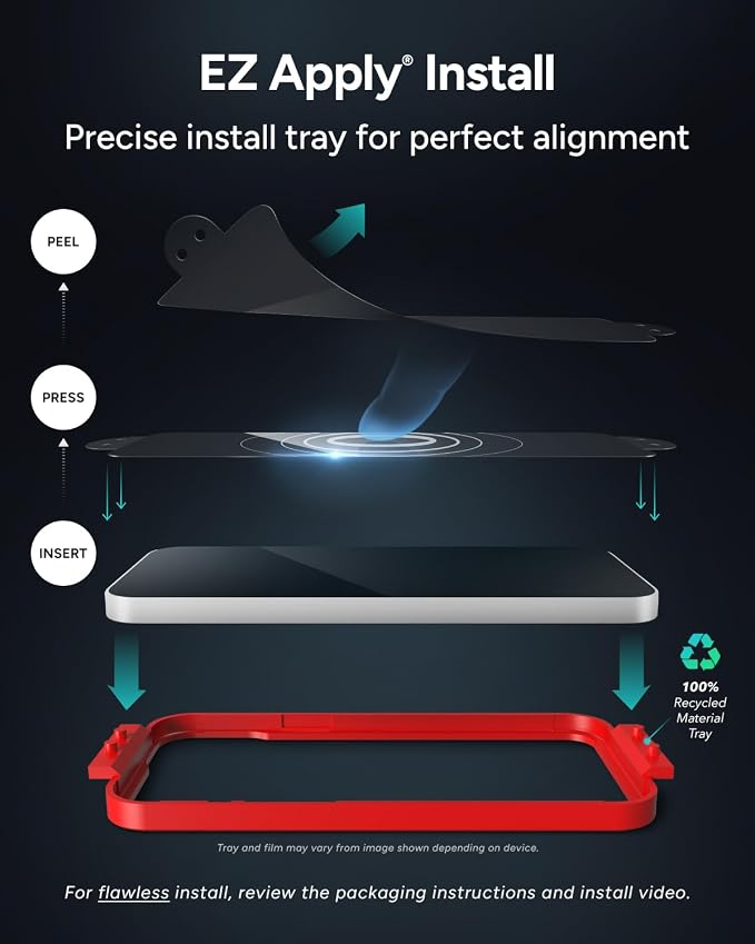 ZAGG InvisibleShield Glass Elite Privacy iPhone 15 Plus Screen Protector