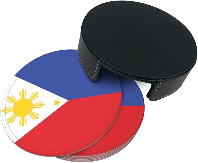 Philippine Flag Coasters for Drinks