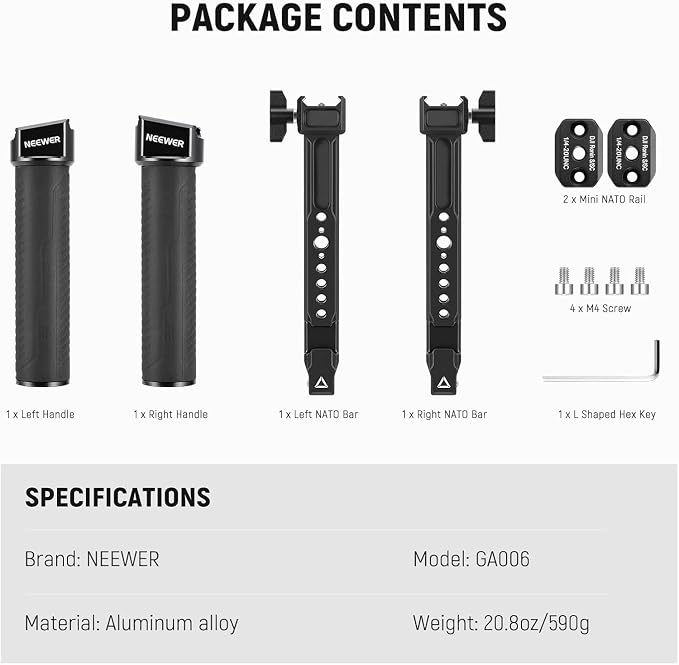 NEEWER Dual Handgrip Compatible