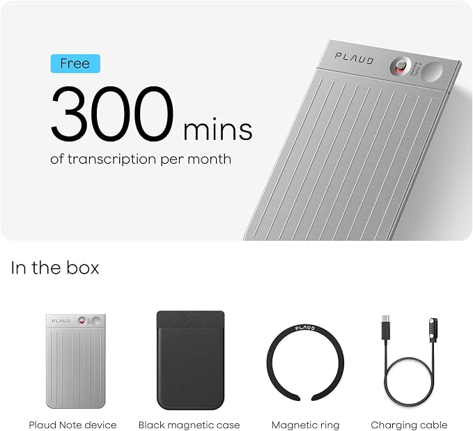 Plaud Note AI Voice Recorder Black