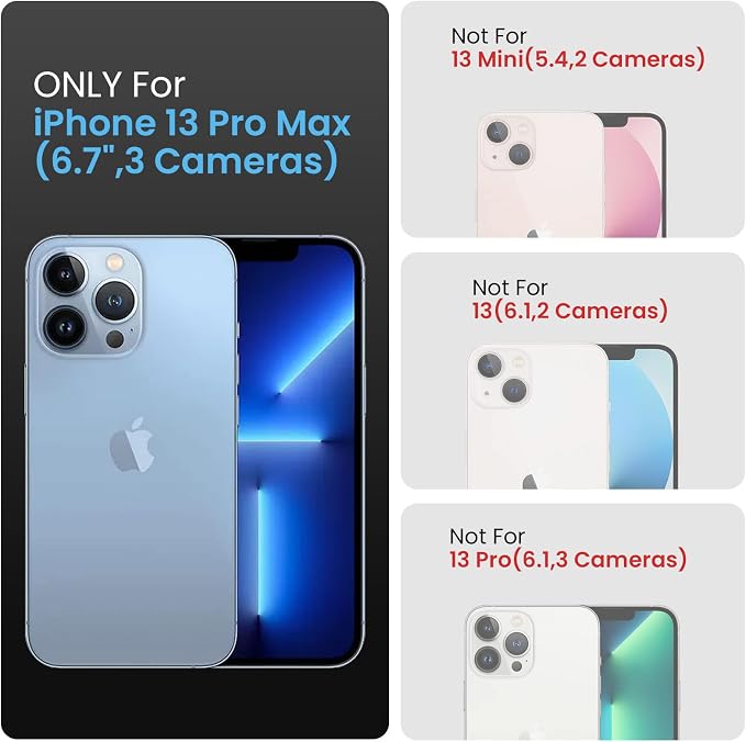 FireNova Designed for iPhone 13 Pro Max Case, Silicone Phone Case with