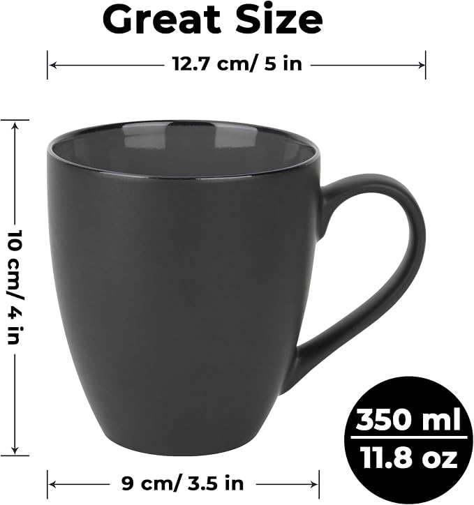 MIAMIO - Coffee Mugs Set of 6 - Le Papillon Collection | Modern ceramic coffee