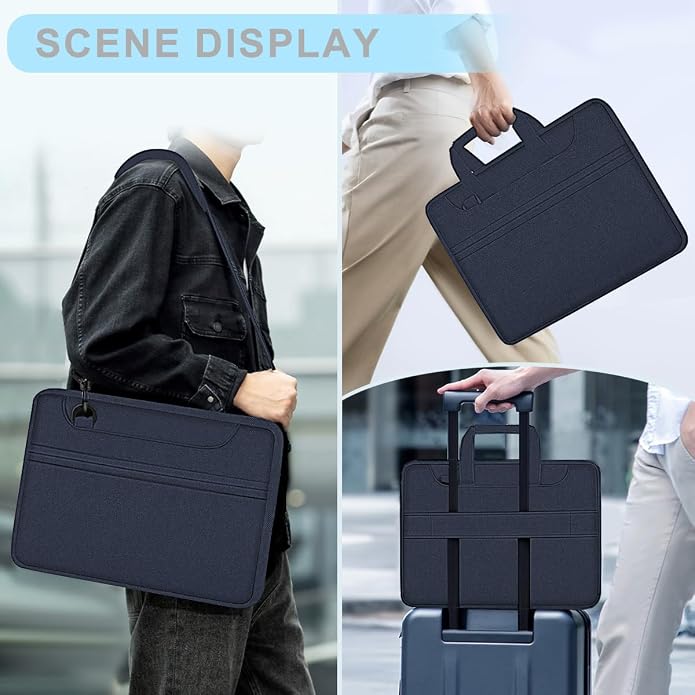 Universal Laptop Shoulder Bag 13-17.3 Inch Shockproof Briefcase
