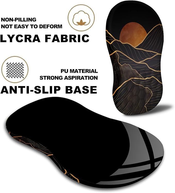 Mouse Pad Wrist Support, Ergonomic Mouse Pad