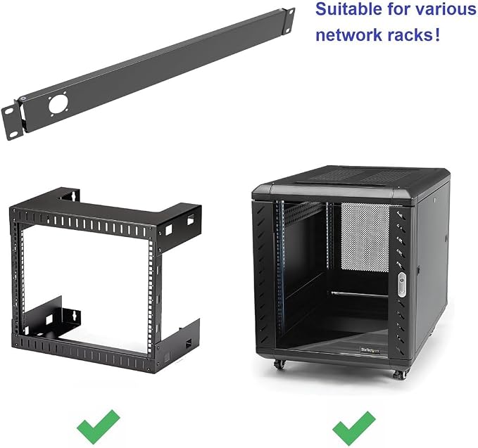 1U Hinged Rack Panel 1D XLR HDMI Audio Rack Mount Panel