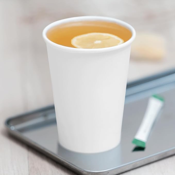 Karat 12 oz Paper Coffee Cup White Disposable Cup
