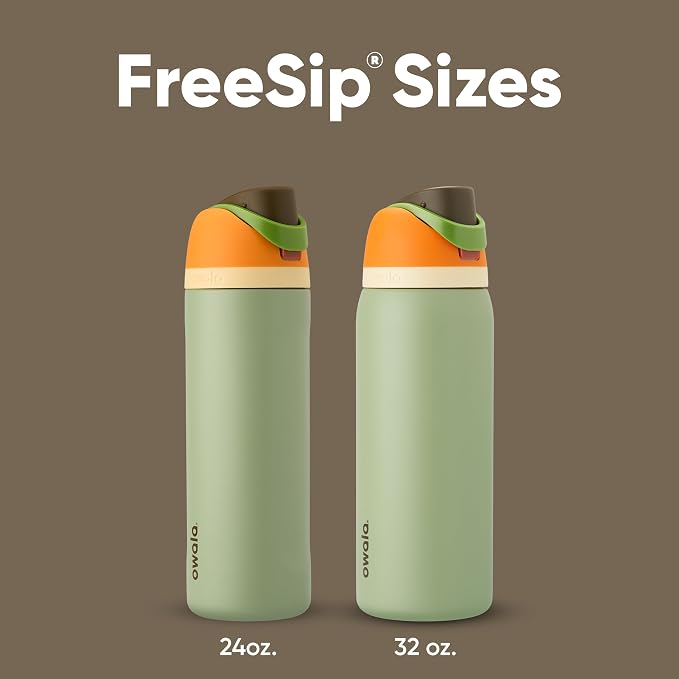 Owala FreeSip Stainless Steel Water Bottle 32 oz Camo Cool