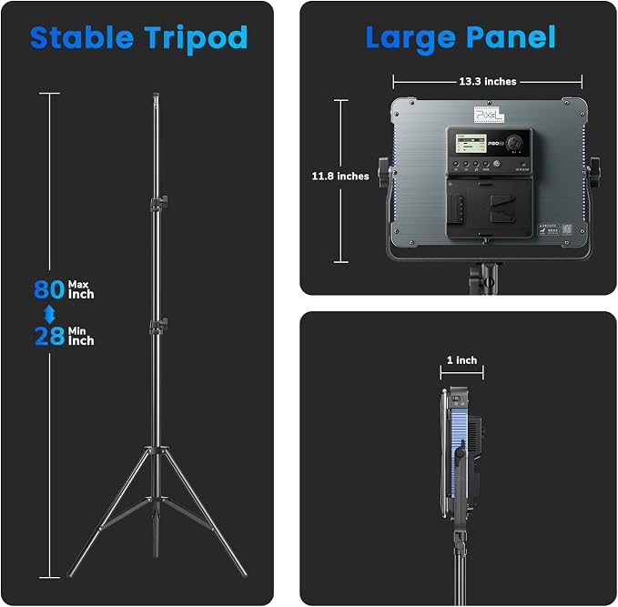 P80 LED Video Lighting Kit