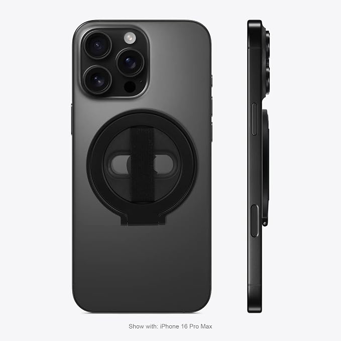 Grat 2 Magnetic Phone Grip Kickstand, Phone Loop Holder, Dual-Sided Magnet Ring