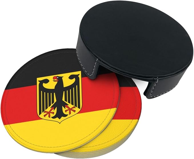 Germany Flag Coasters for Drinks
