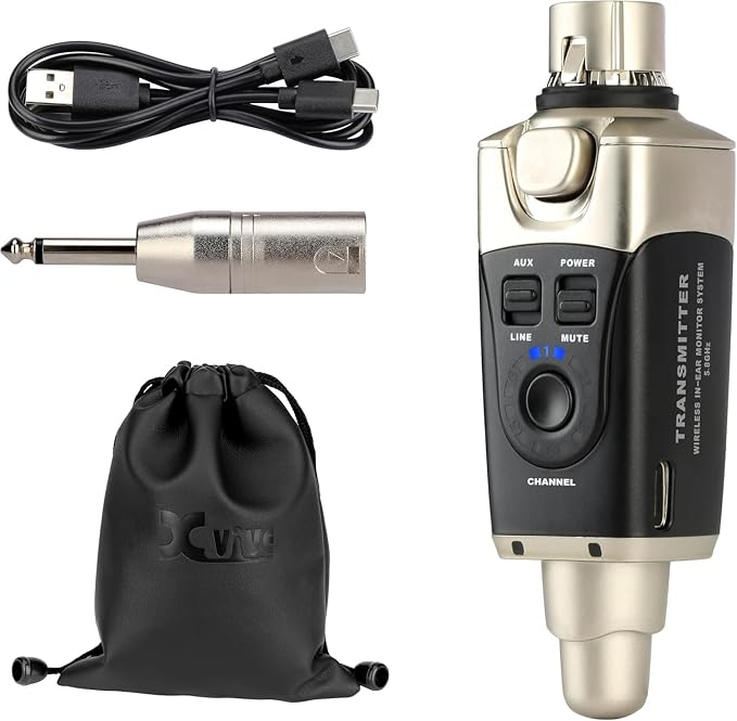 Xvive U45 Wireless in Ear Monitor System Transmitter, 5.8ghz IEM System