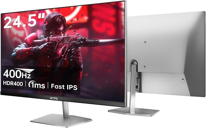 KTC 24.5 inch 400Hz 240Hz Gaming Monitor | Fast IPS 1ms | FHD 1080P Monitor |