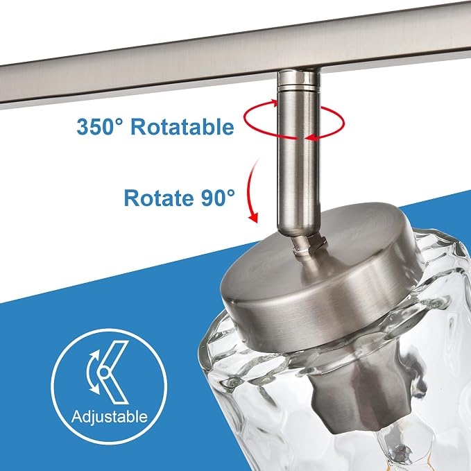 Track Ceiling Lighting, 3 Light Vanity Lights