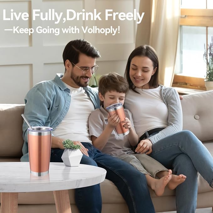 Volhoply 20oz Stainless Steel Tumbler