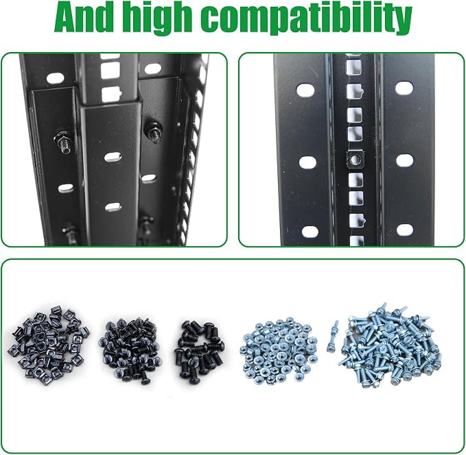 15U Server Rack/4-Post 19in Network Rack/Open Frame Rack