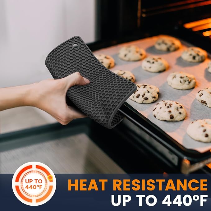 Silicone Trivet Mats 4 Heat Resistant Pot Holders Multipurpose Non-Slip Hot Pads