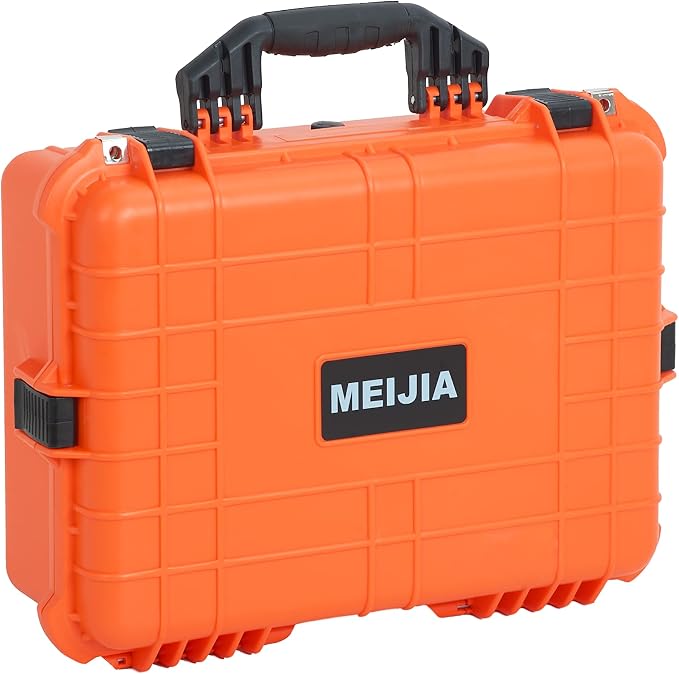 MEIJIA Portable Waterproof Protective Case, Hard Camera Case, Customized Fit