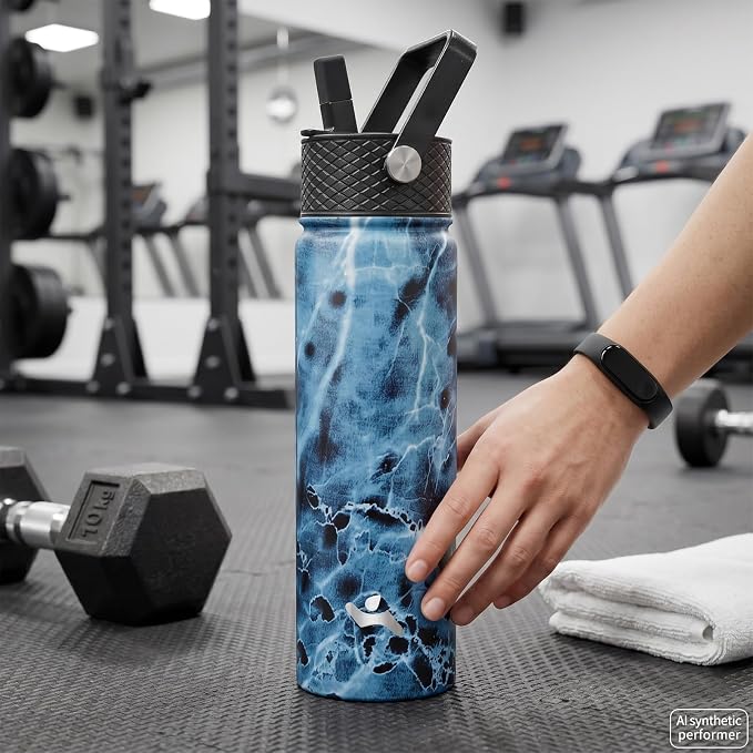 Konokyo 40 oz Insulated Stainless Steel Water Bottle
