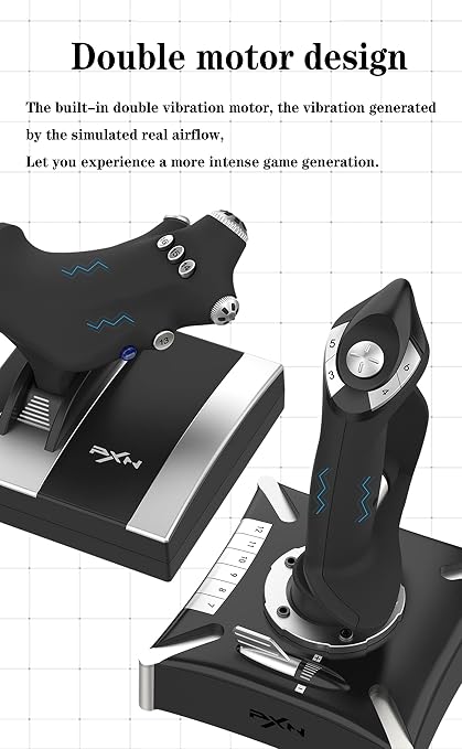 PXN-2119Pro Flight simulator controls Flight Stick