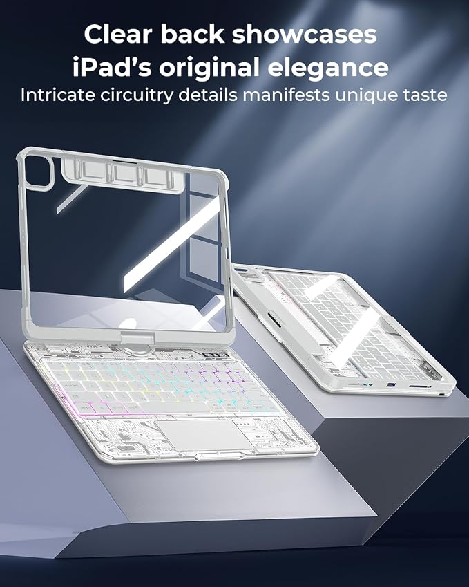 SIBEITU Keyboard Case for iPad A16 11th Gen 11" 2025 & 10th Gen 10.9" 2022