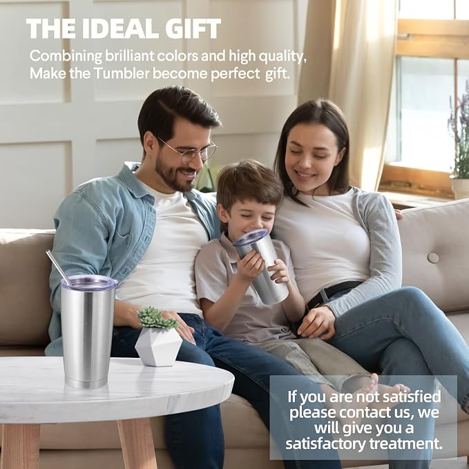 Volhoply 20oz Stainless Steel Tumbler