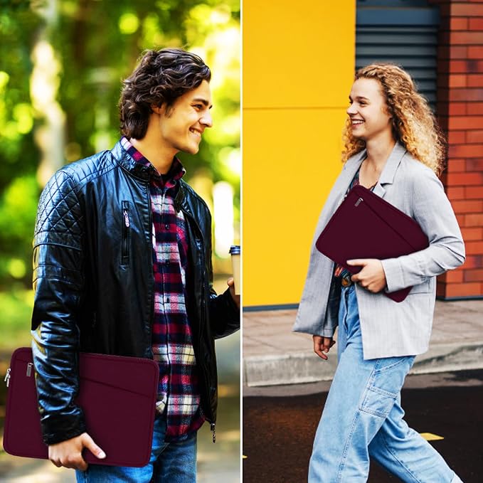 Laptop Sleeve 15.6 inch, Durable Computer Carrying Bag Protective Case