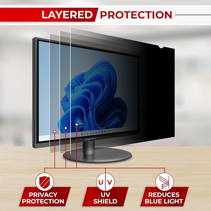 27 Inch 16:9 Computer Privacy Screen Filter