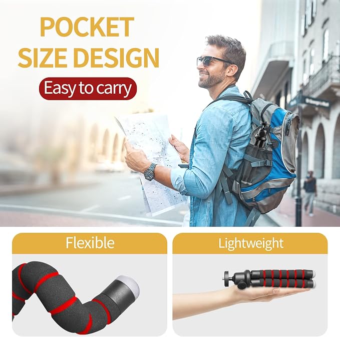 Sensyne Phone Tripod, Flexible Cell Phone Tripod