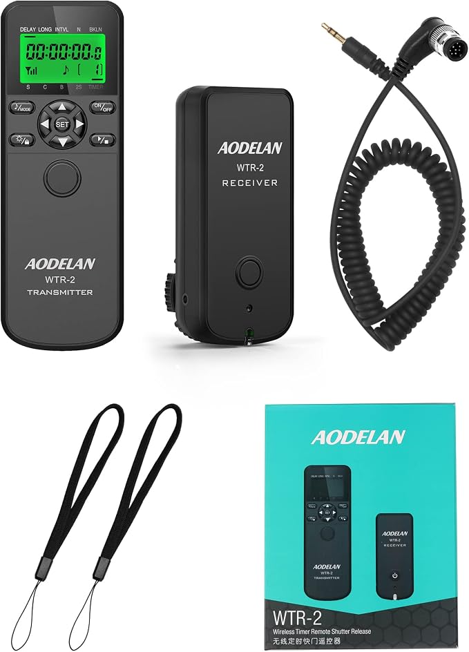 Camera Wireless Interval Shutter Remote Timer Release Compatible
