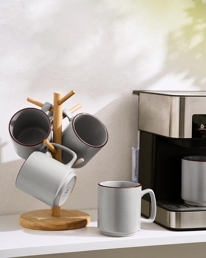 famiware Coffee Mugs Set of 4, Nebula 14oz Coffee Mugs Ceramic Cup Set |