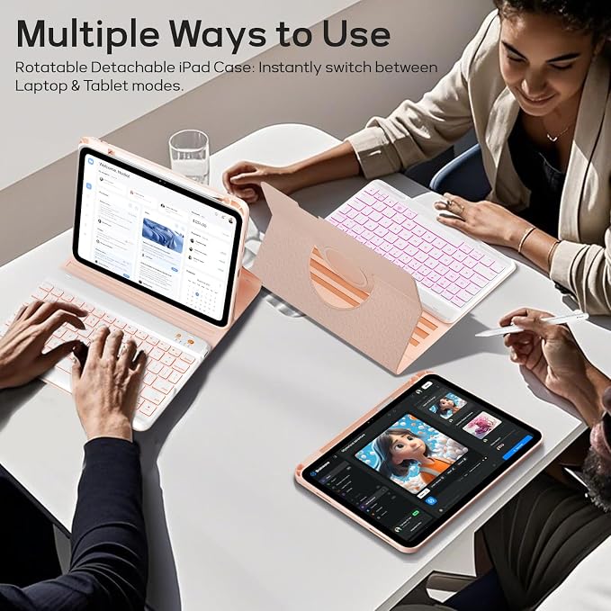 Keyboard Case for iPad 9th/8th/7th Generation-10.2 inch 2021/2020/2019