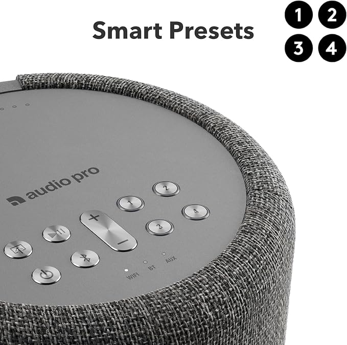 Audio Pro A10 MKII Wireless Multiroom Speaker, WiiM Edition | High Fidelity