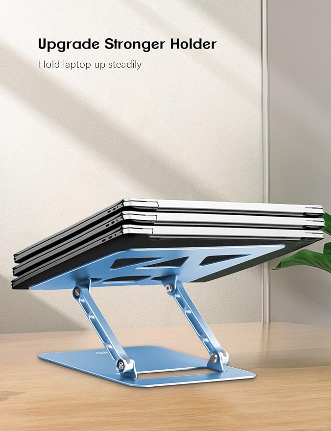 Adjustable Laptop Stand for Desk, Portable Laptop Stand Holder and Riser